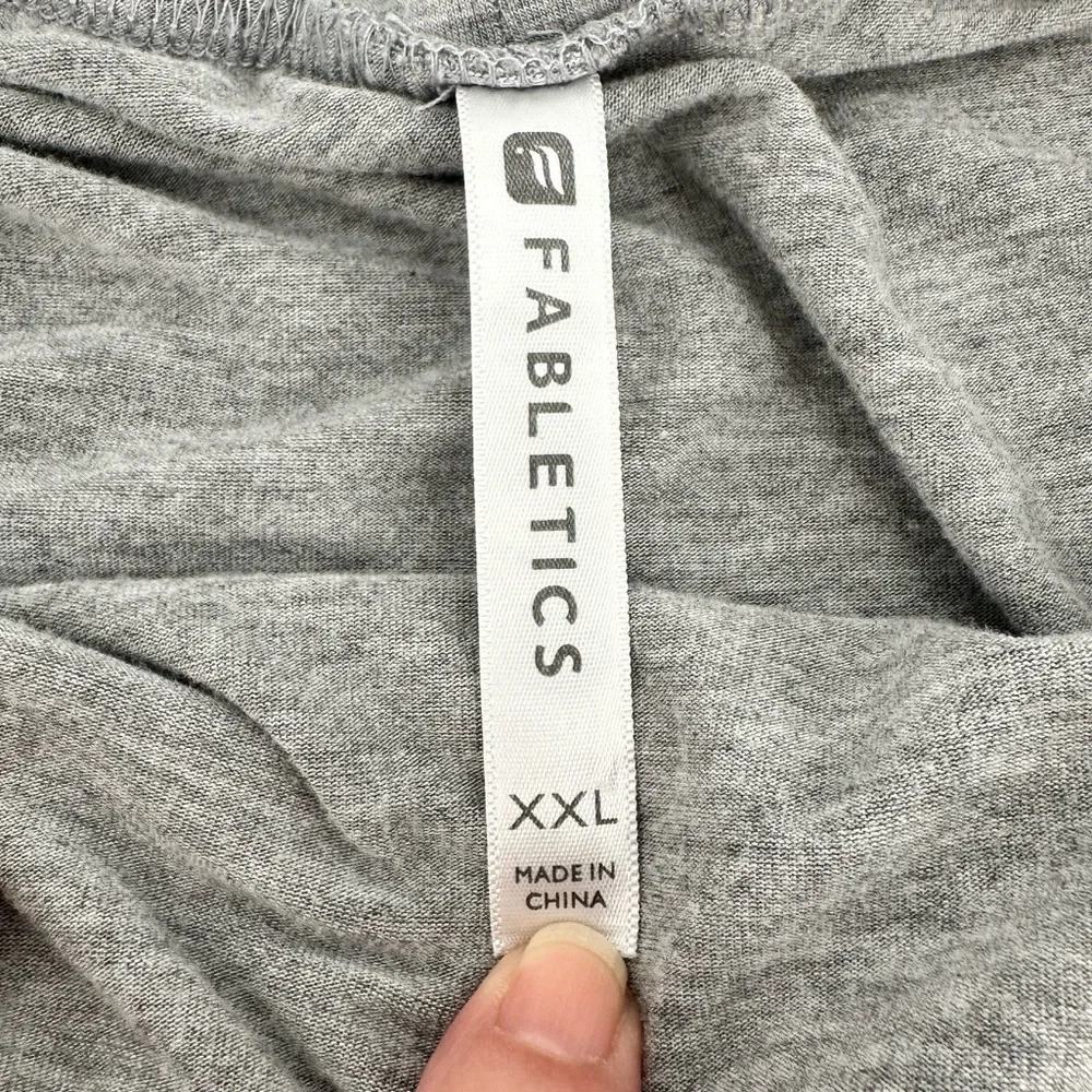 Fabletics Women’s Heathered Gray Soft Stretchy Fitted Wrap Skirt Plus Size XXL